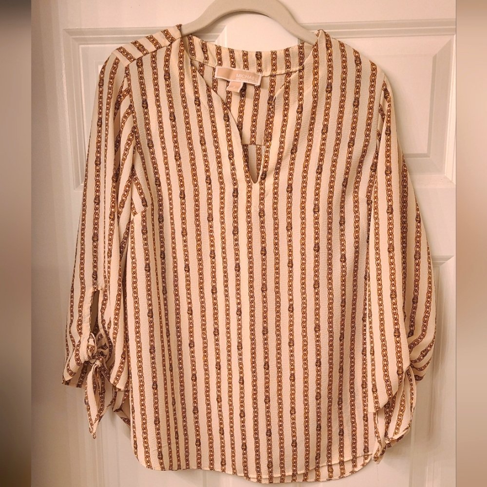 Michael Kors Chain Print Shirt Size S